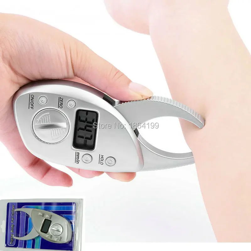 

Drop shipping Digital body fat caliper skinfold caliper body fat tester skin fold PLICOMETRO medical caliper