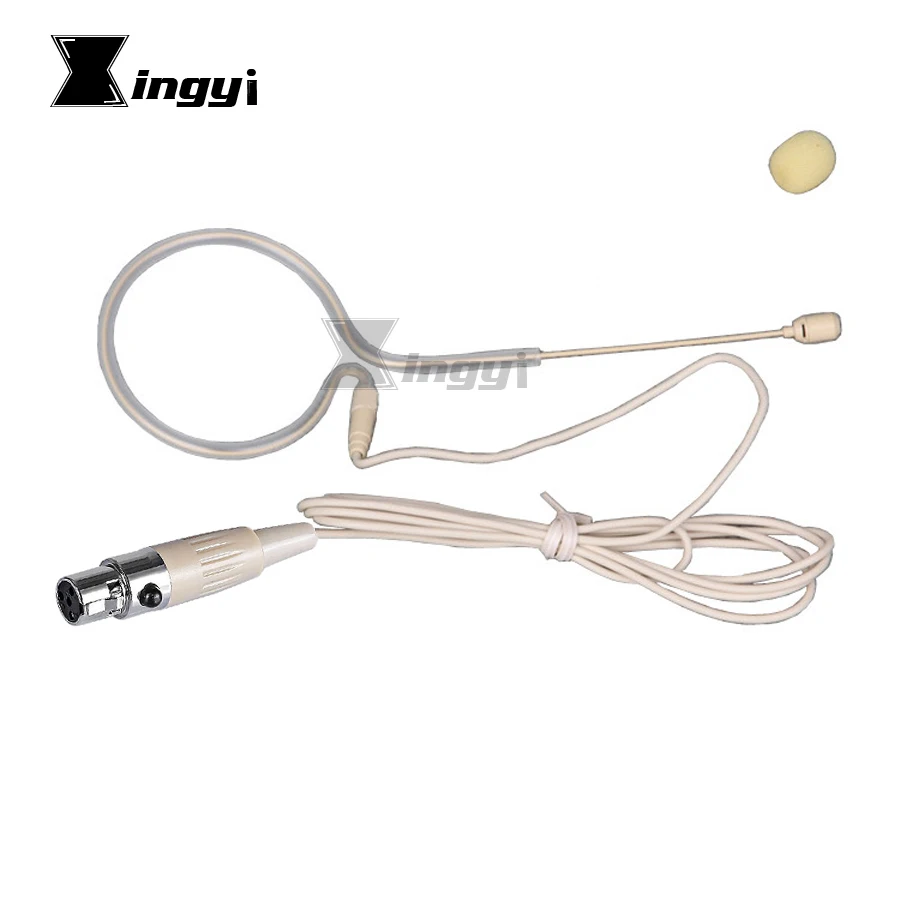 Mini XLR 4 Pin TA4F Wired Single Earhook Headset Mic Condenser Microphone For SHURE Wireless System Transmitter-in Microphones from Consumer Electronics on ...