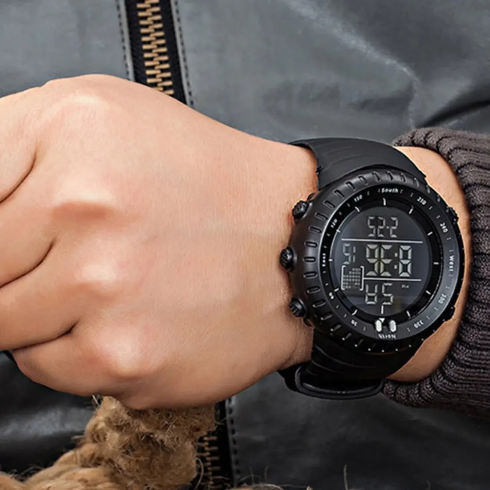 Watch Fashion Trend Men And Women Couples Led Dual Display Sports Outdoor Multi-function Electronic Watch Dropshipping