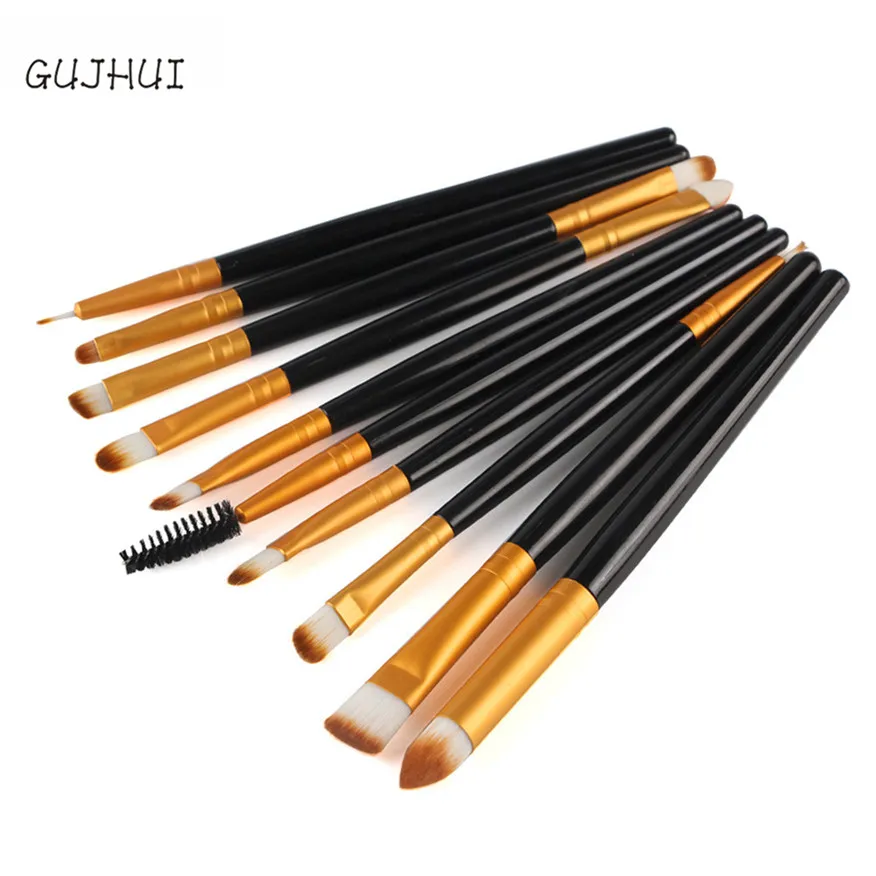 

makeup brushes maquiagemBrush 10 pcs Makeup Brush Set tools Make-up Toiletry Kit Wool Make Up Brush Set Tool NEWA16