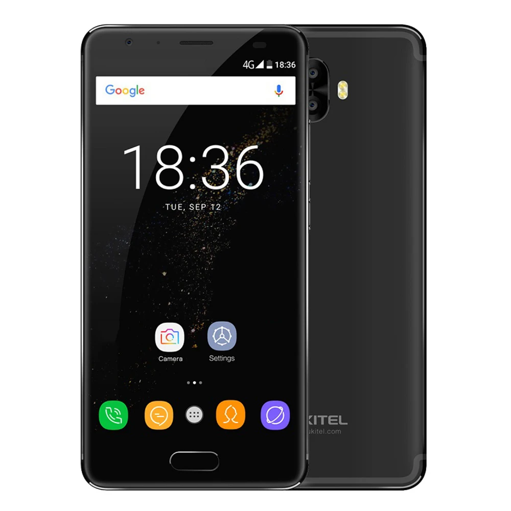 OUKITEL K8000 4G Phablet Смартфон Android 7,0 5,5 дюйма MTK6750T Octa Core 4 GB Оперативная память 64 Гб Встроенная память 8000 mAh 13.0MP 16.0MP сзади камеры