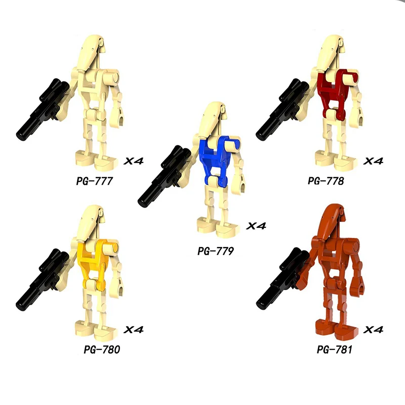 

Legoinglys Star Wars Building Block Rogue One Combat Robot Battle Droid RO-GR Super Figure Building Block Kids Toys For Children