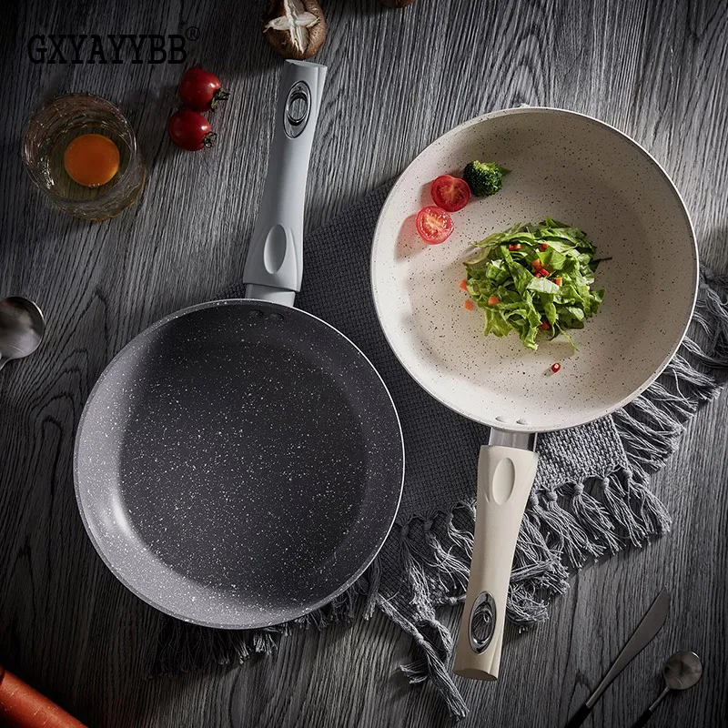 

GXYAYYBB Maifan Stone Pan Nonstick Frying Pan Small Mini Induction Cooker Universal Steak Pot Non-stick Pan Melaleuca Omelette
