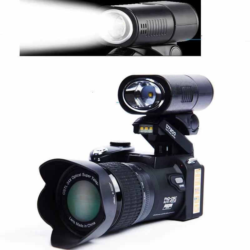 PROTAX D7300 цифровые камеры 33MP профессиональные 24X оптический зум телефото и 8X