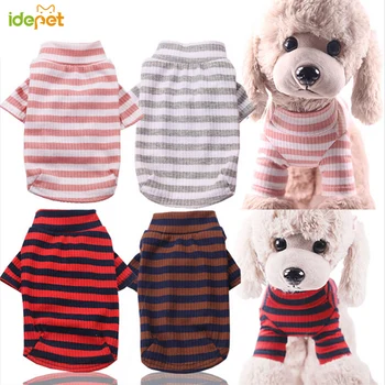 

Dog Clothes Striped Dog Shirts for Small Medium Dogs Autumn Winter Pet Clothing for Yorkies Chihuahua Clothes Dog Clothing 11b2
