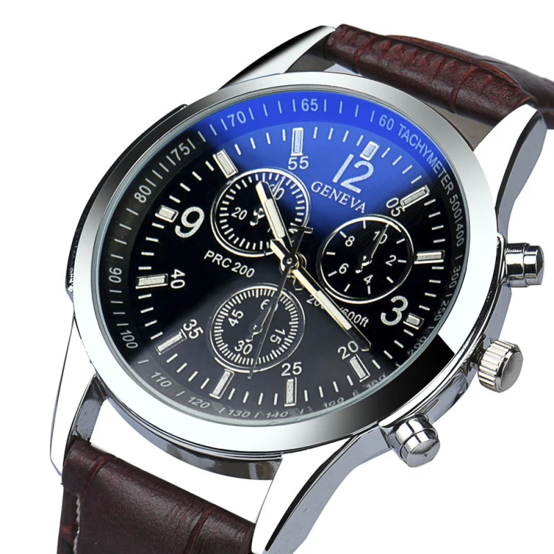 Mens Watches Top Brand Luxury Fashion Military Quartz Watch Men Sport Watch Men's Watch Leather Strap Clock erkek kol saati