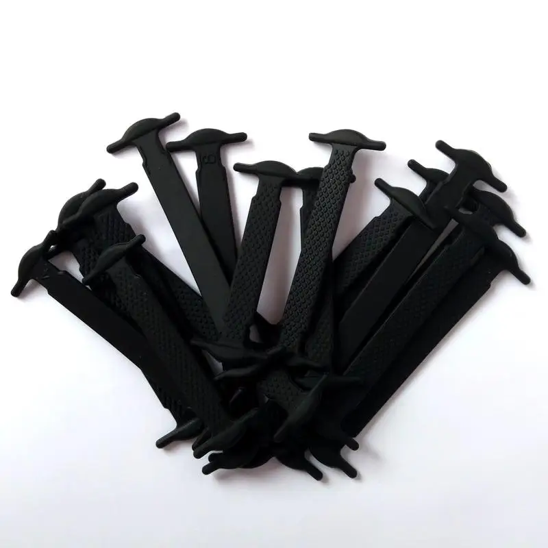 JUP 1 Set /16 Pcs New Women Men No Tie Shoelaces All Sneakers Applicable Shoelaces Elastic Silicone Shoelaces Sneakers Fit Belt