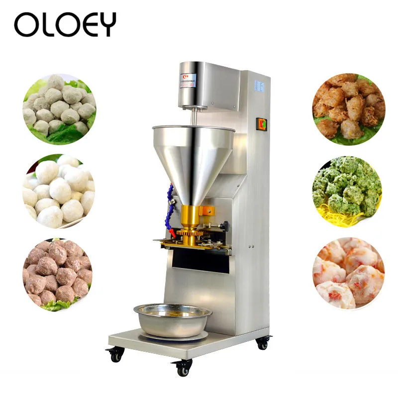 Commercial Fully Automatic Meatball Machine Fish Ball Pork Pill Beef Ball Meat Round Machine Food filling Machine SF-70