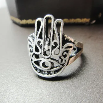 

Accessories wholesale and the hand of Fatima Restoring ancient ways ring hamsa ring ring