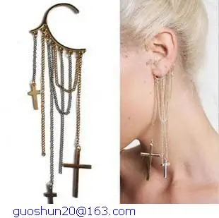 Long Cross Tassel Ear Cuff LC0846 Cheap price Drop Shipping | Украшения и аксессуары