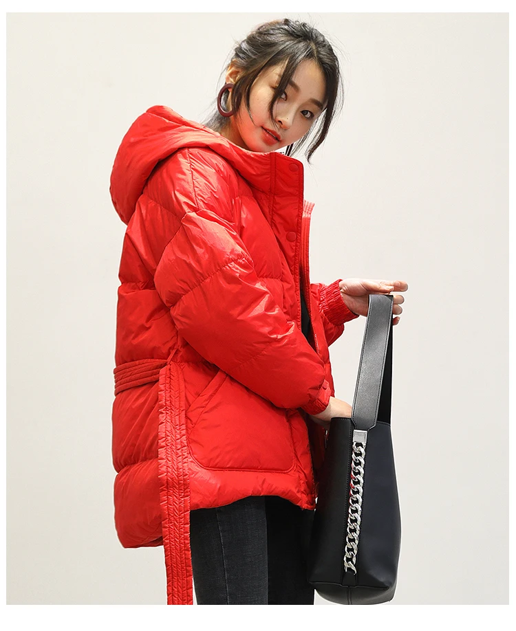 Women's Winter Jackets Fashion Collar Women's Down Jacket 2019 Winter New Short Paragraph Down Jacket Sweet Coat Female  S M L (5)