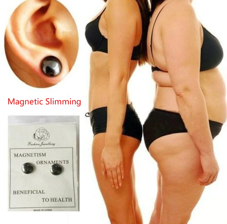 

Magnetic Slimming Earrings Lose Weight Magnetic Health Jewelry Magnets Lazy Paste Face Lift Tools for Weight Loss Anti Cellulite