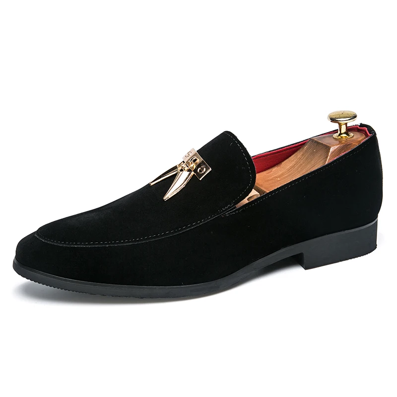 De Robe Glissent Loup Chaussures Cuir En Respirant Sur Taille D'été Mocassins Zapatos Noce La Nubuck Plus Fang Mens Glands Mode rxhQBdCots