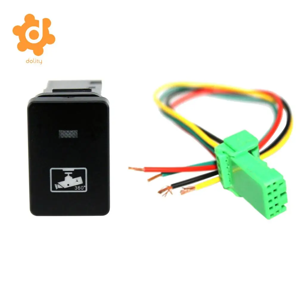 4-Pole Push Button Switch with Driving Recorder Symbol for Toyota Camry  