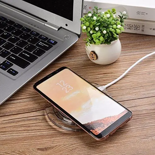 QI Беспроводной Зарядное устройство Desktop зарядного устройства для Apple IPhone X/8/8 Plus