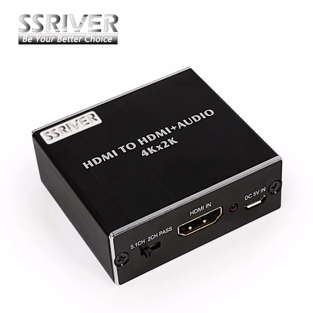 SSRIVER HDMI Audio Extractor to with Optical TOSLINK SPDIF +3.5mm Stereo Converter Adapter|audio extractor|hdmi hdmioptical toslink |