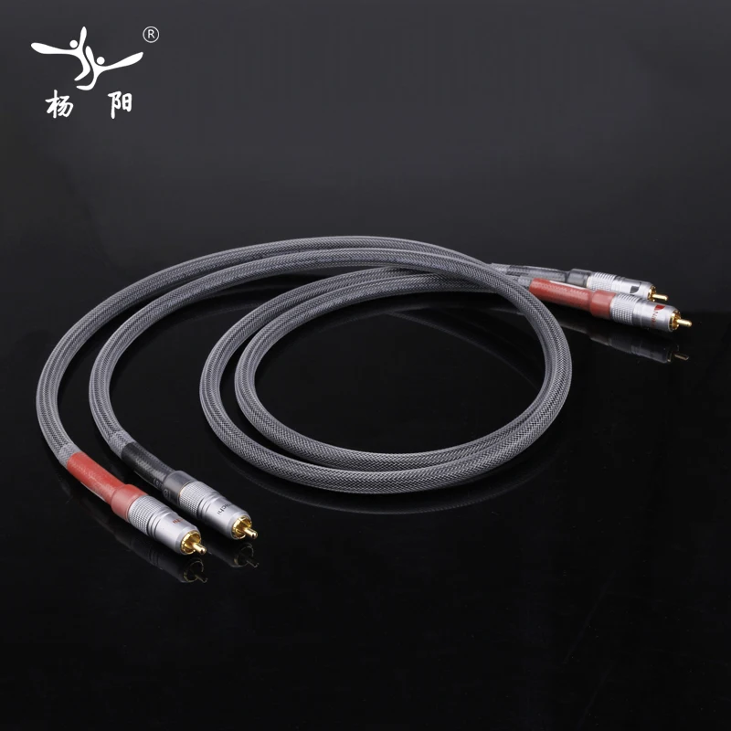 YYAUDIO M 500 Hifi RCA кабель высокого качества OFC HIFI 2RCA аудиокабель штырь штырь|Кабели VGA| |