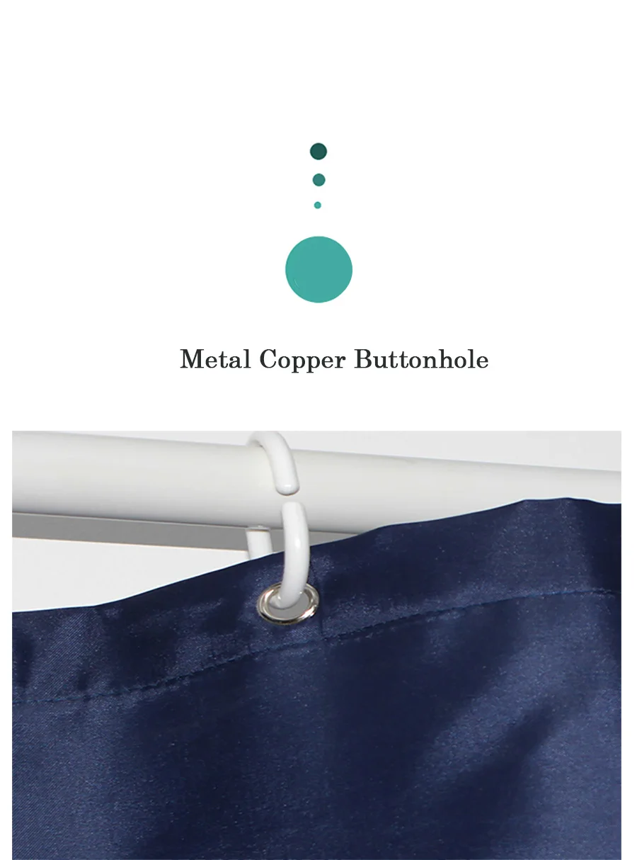 Solid Bathroom Curtains