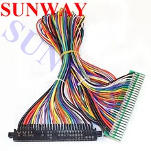 Полный 56 pin 100 см Jamma удлинитель для плата для аркадных игр JAMMA шкаф провода жгут проводов блок управления процессором arkade доска