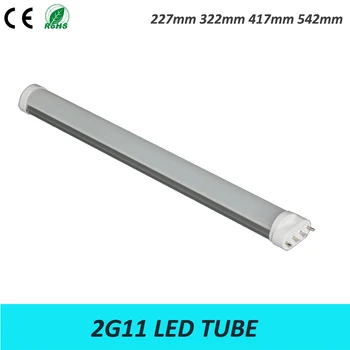 

4pins 15W LED 2G11 tube light in clear milky 322mm led tube replacing 4pins 2g11 fluorescent tube lamp