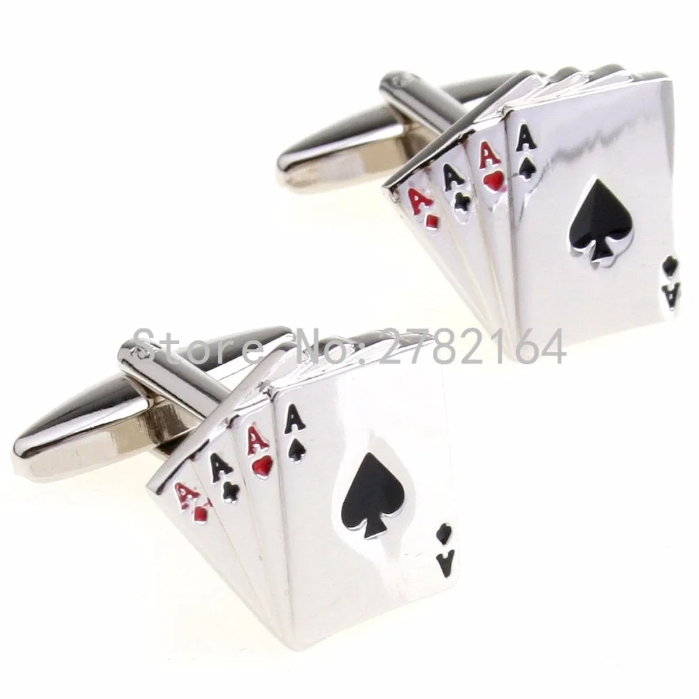 

Poker modelling of the lacquer that bake cufflinks men's shirts cufflinks cuff free shipping