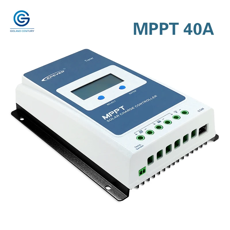 

EPever Tracer4210AN MPPT Solar Regulator 40A 12V 24V AUTO Work With LCD Screen Solar Controller For Use In Solar System Home
