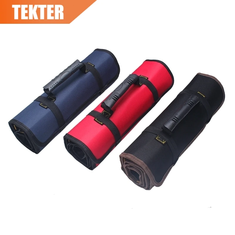 STEELTOOLS-Oxford-RollingTool-Bag-14-Pocket-600D-Durable-Waterproof-Portable-Pouch-Electric-Tools-Handbag-With-Tool