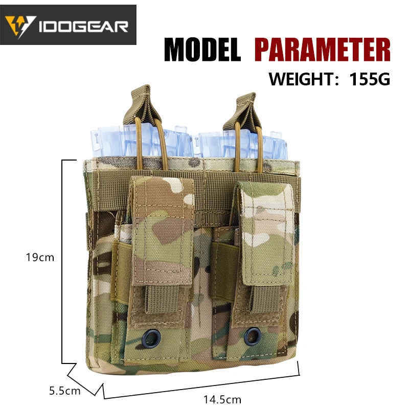 Сумка для магазина IDO GEAR 5 56 двойная Магнитная сумка с открытым верхом тактическое