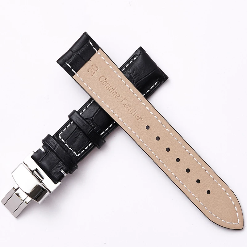 Ремешок для часов 14 мм 16 18 19 20 21 22 24 ремешок из натуральной кожи Tissot Seiko