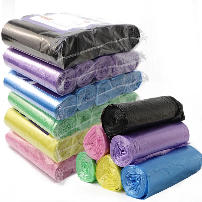 

5Rolls/Pack 50*45CM Plastic Environmental Trash Bags Garbage Bags Single Color Thick Convenient Environmental Cleaning Waste Bag