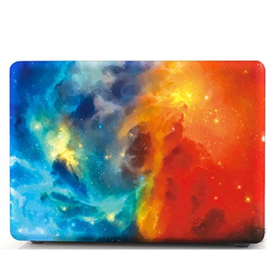 Небесный блокнот с рисунком чехол для Macbook Air retina 11 12 13,3 15,4 для Mac book New Pro 13 15 A1706 A 1708 A1707 кожаный чехол для ноутбука - Цвет: X 9