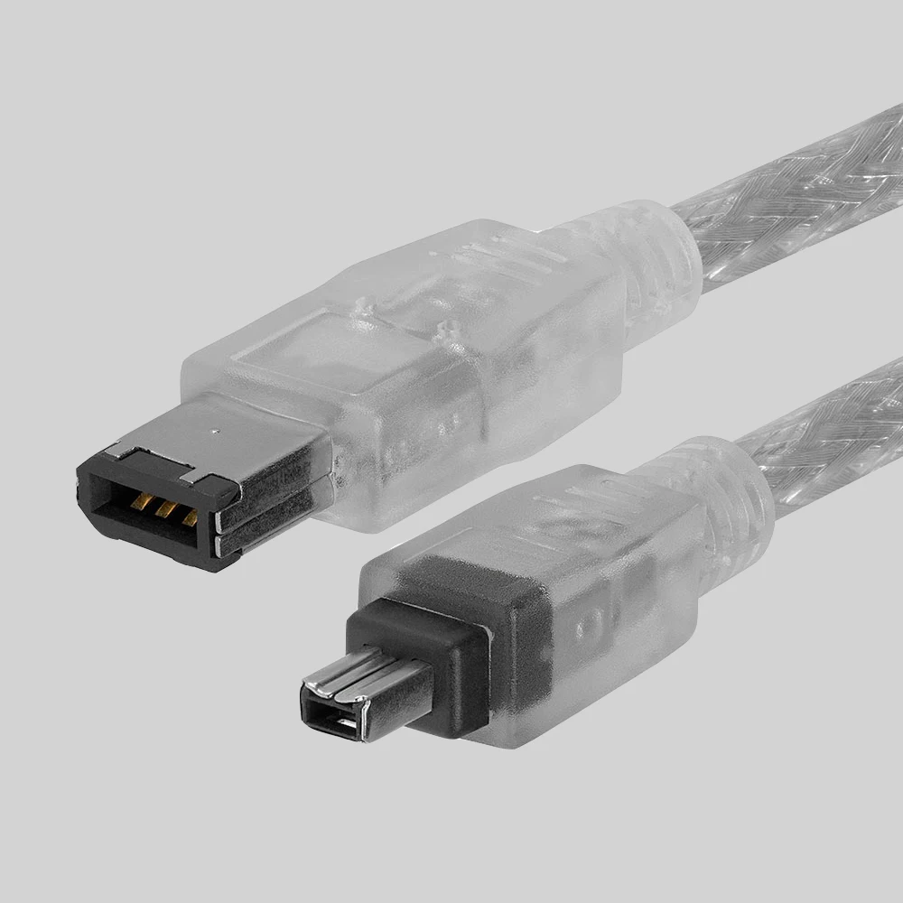 i.Link Cable 6 Black 6 Pin To 4 Pin FireWire