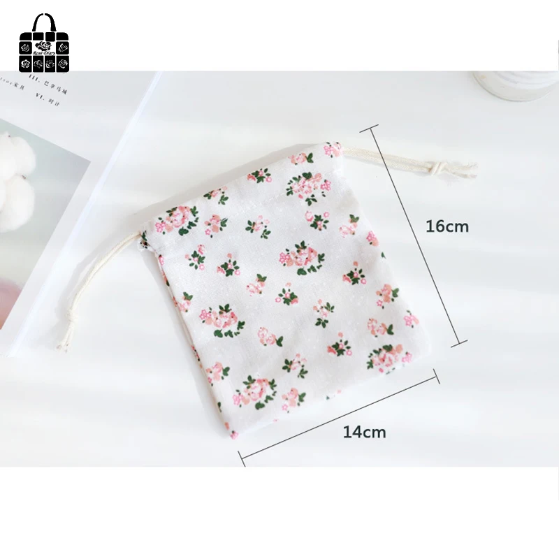 Rose Diary Fashion Fresh Pouch Pocket Portable Travel Accessories Small Pouch Bag cotton linen Coin Wallet Organizers Bag Rose Diary Fashion Fresh Pouch Pocket Portable Travel Accessories Small Pouch Bag cotton linen Coin Wallet Organizers Bag
