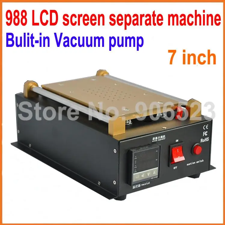 

Newest 988 Latest Build-in Pump Vacuum LCD Separator Machine Screen Repair Machine Kit for iPhone for Samsung