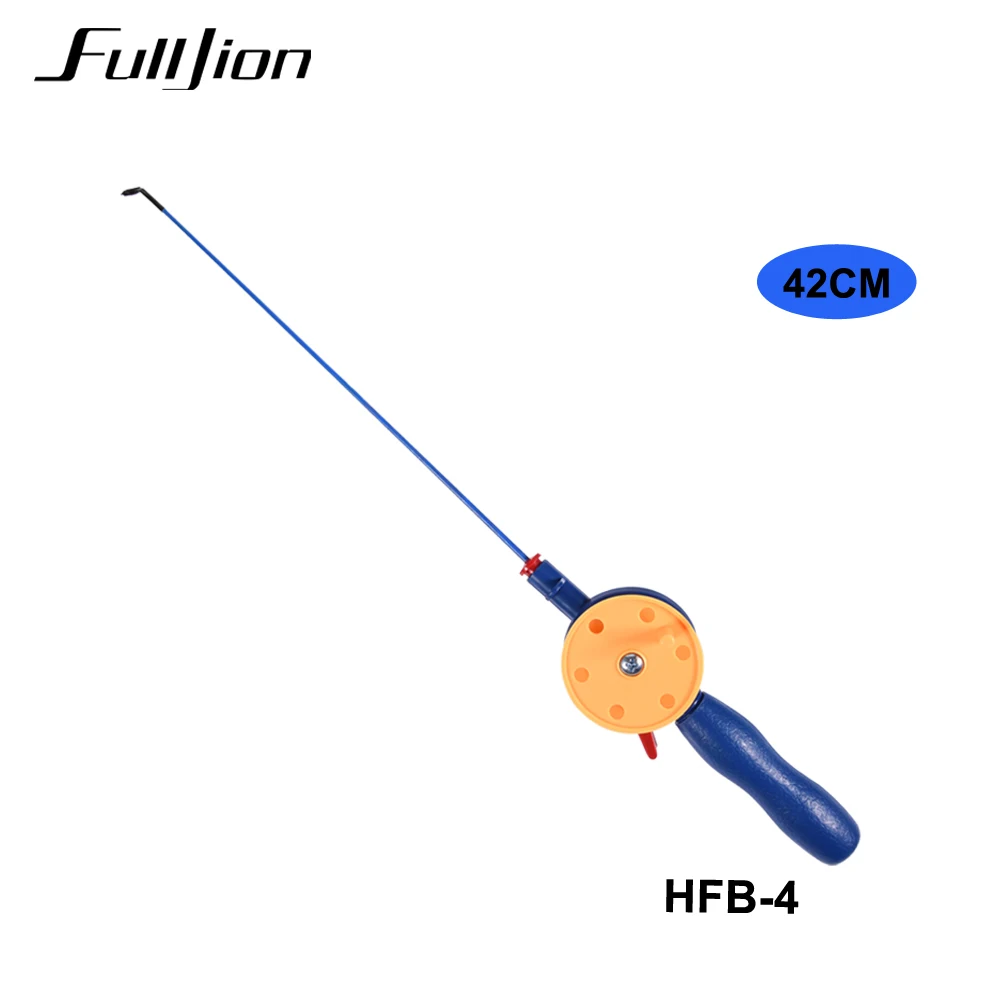 Fulljion 1 шт., зимние удочки для подледной рыбалки с катушками, ручка из хвойных пород, ультра-светильник, Ультра короткие уличные рыболовные снасти, комбинация