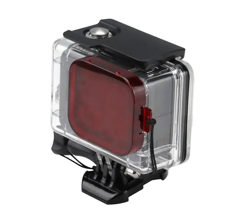 Dive Filter 4 Colors Lens Filter Red Purple Yellow Gray Diving Filter Lens Cap For Gopro Hero 5 6 Black Go Pro 6 5 Accessories (1)