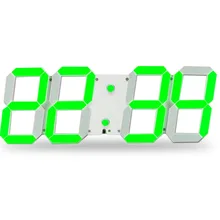 Green Remote control led digital clock display fashion clothing store cafe sitting room use
