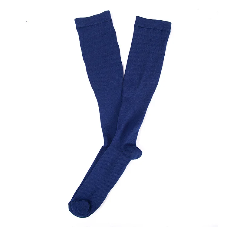 New Pressure Socks Knee Compressed Anti Friction Breathable Pure Color