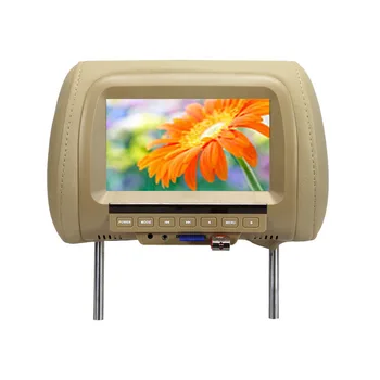 

7 Inch Car Headrest Monitor TFT LED Digital Screen Pillow Monitor MP5 Player & USB and SD Functions