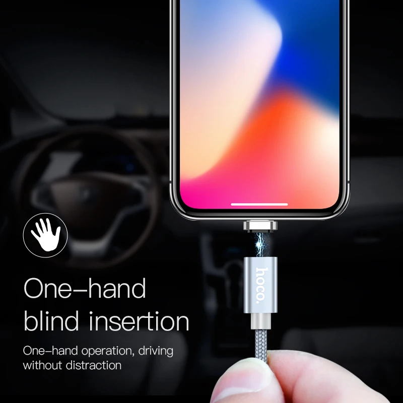 HOCO магнитных зарядки 3 в 1 USB кабель для Apple Подключите iPhone iPad микро Тип usb C samsung xiaomi