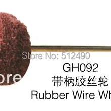 100 шт./лот GH092 ruber провод колес, ювелирные инструменты/мини-полировки ювелирных изделий колесо, мини полировки колесо с ручкой