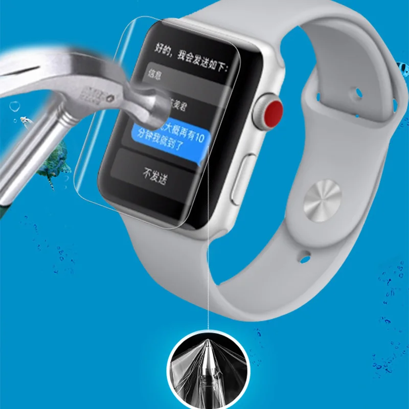 JGKK TPU Защитная пленка для Apple Watch Series4 40 мм 44 чехол Watch4 мягкий 3H экрана|Защитные
