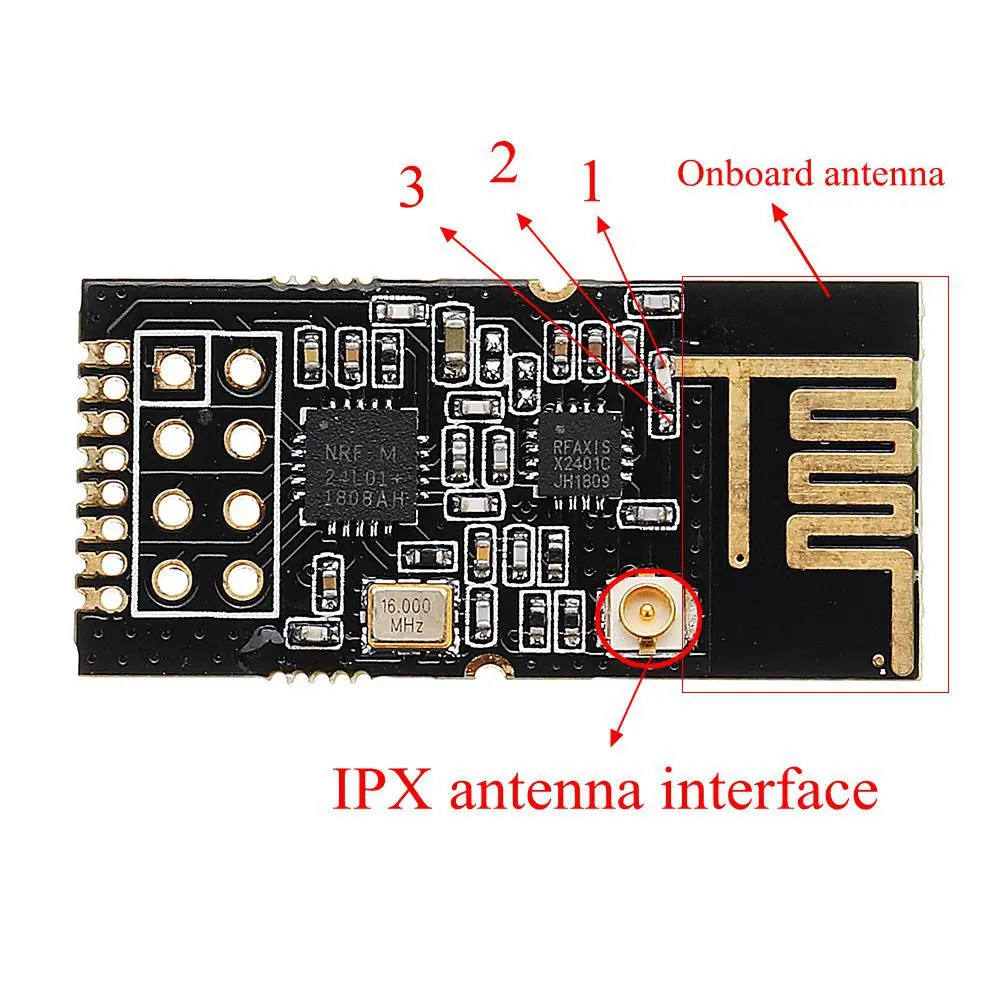 Цифровой беспроводной модуль 2 4G NRF24L01 PA LNA промышленная Марка 1100M дальность с