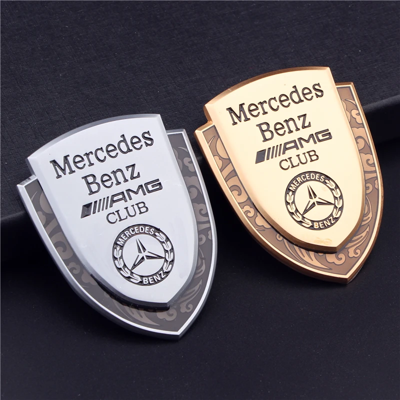 

1pc Metal 3D Emblem Badge Car Styling For Mercedes Benz A160 B180 B200 C36 AMG W205 W164 W176 CLA CLS SL GLA Rear Trunk Sticker