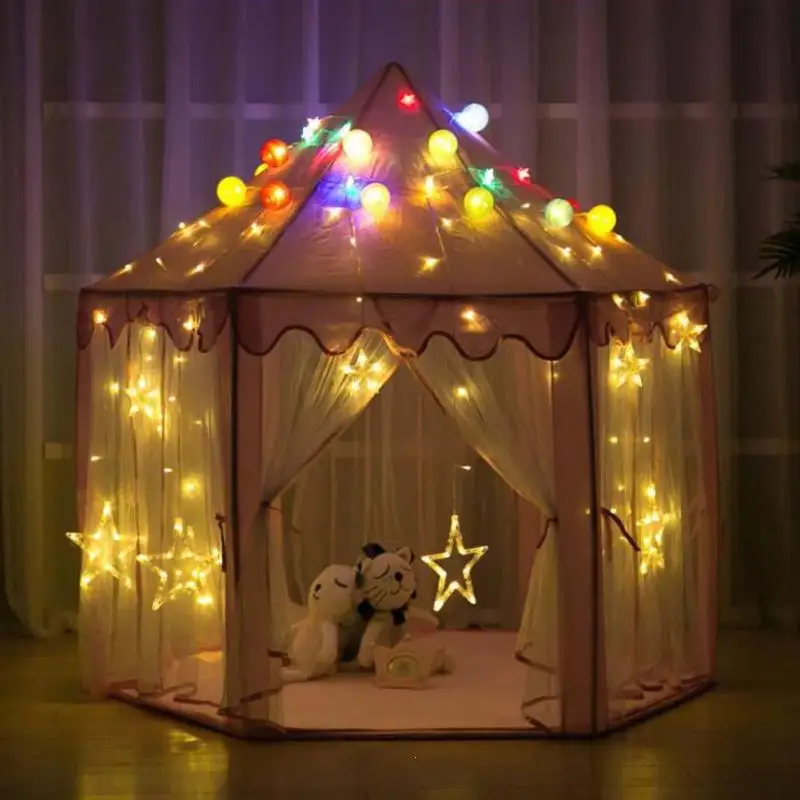 

children's tent castle Kids Baby Playhouses Portable Kids Outdoor Game in Play tent kids princess Play inflatable Photography Q2