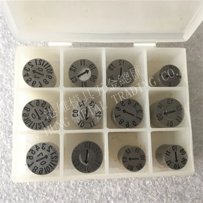 Date Stamp Series BT05 CYM Year Month 12mm 12mm For Plastic Injection 