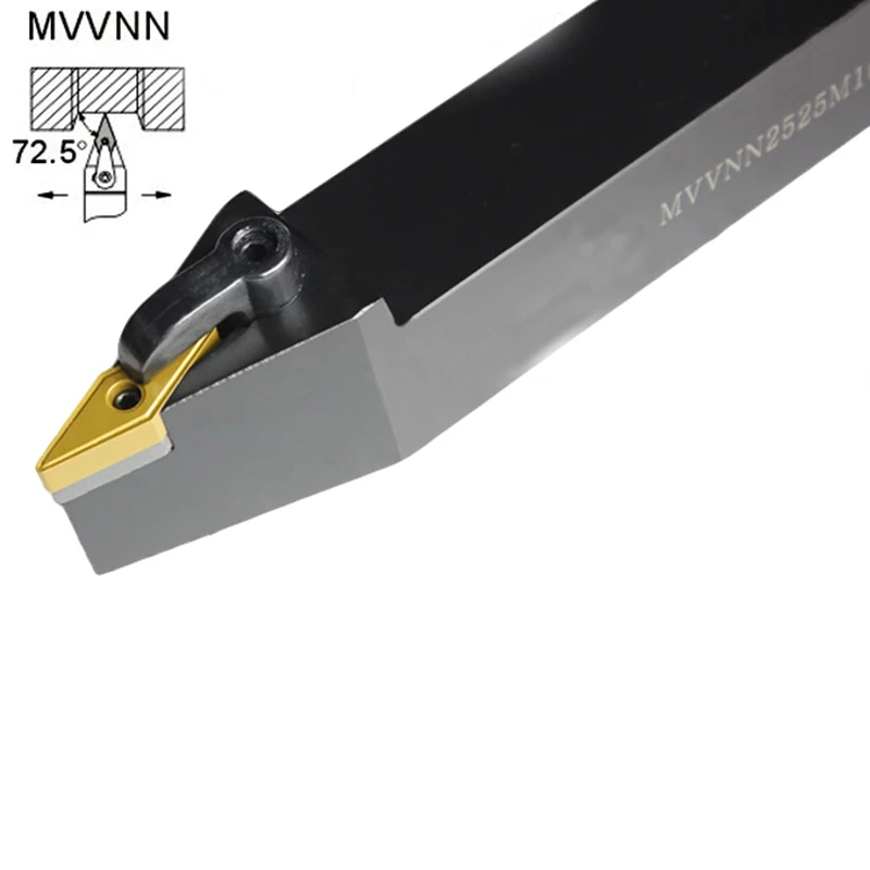 

MVVNN 1616H16/2020K16/2525M16 Boring Cutter Carbide Toolholder External Turning Tool Holder CNC Lathe Arbor
