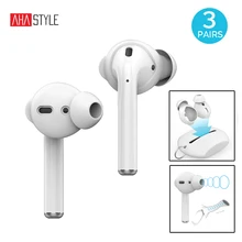 3 пары для Airpods, чехол для ушей, силиконовые наушники, наушники, крючок для ушей+ чехол для хранения, чехол для Airpods, 2 аксессуара для наушников