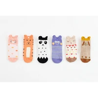 Toddler knee high sock Baby Boy Girl Socks anti slip Cute Cartoon Cat Skid Resistance leg warmers For newborn infant DS19 3