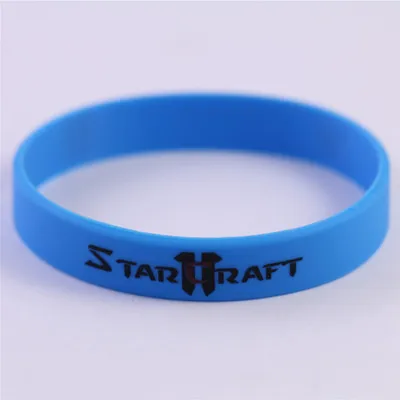 RTS Game StarCraft силиконовый браслет с логотипом Zerg Terran Protoss для мужчин и женщин подарок